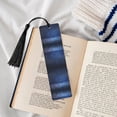 thumbnail image 4 of Kdxio Retro Blue Glitter Print Metal Tassel Bookmarks,Perfect Gift for Art Lovers and Bookworms Metal Bookmarks for Women, 4 of 8