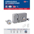 thumbnail image 2 of Cerradura Sobreponer Clásica Izq Estándar Blister Lock Lock 25CS, 2 of 3