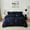 Blue Black, variant on Flymme 3 Pieces Bedding Duvet Cover Set Queen Size Comforter Cover with Red Neon Light Pattern Modern Queen Duvet Cover Gift for Teen Men Bedroom Decor
