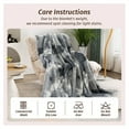 thumbnail image 6 of JoyMoreHome Flannel Throw Blanket 27.55×39.37 Inch, Soft Fluffy Fuzzy Cozy Striped Blanket for Couch Bed Sofa, Furry Plush Blankets, 6 of 6