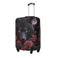 thumbnail image 2 of Fotbe Rose Full Moon Black Wolf Luggage Cover Protector,Suitcase Protector,Scratch and Dirt Resistant,Fits 18-32 Inch Luggage-Large, 2 of 9
