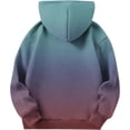 thumbnail image 5 of YunPes Gradient Oversized Hoodie for Girls Trendy Long Sleeve Hooded Sweatshirts with Pockets Teen Casual Preppy Pullover, 5 of 8