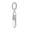 thumbnail image 2 of FB Jewels Sterling Silver Orange Enameled Awareness Charm, 2 of 4