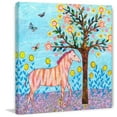 thumbnail image 2 of Marmont Hill "Jungle Zebra" by Sascalia Painting Print on Wrapped Canvas, 2 of 5