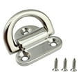 thumbnail image 4 of 2 anillos en D con almohadilla plegable para de barco, hardware marino, cornamusas pulidas y resistentes, anillo de para remolque de, 4 of 9