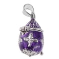 thumbnail image 4 of Colgante retro Sunnimix Memorial Pet Pendant esmaltado morado, 4 of 8