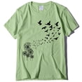 thumbnail image 4 of Pompotops Mode Femmes Été Demi-Manches Pull Couleur Unie Casual Chemisier Tops, 4 of 5