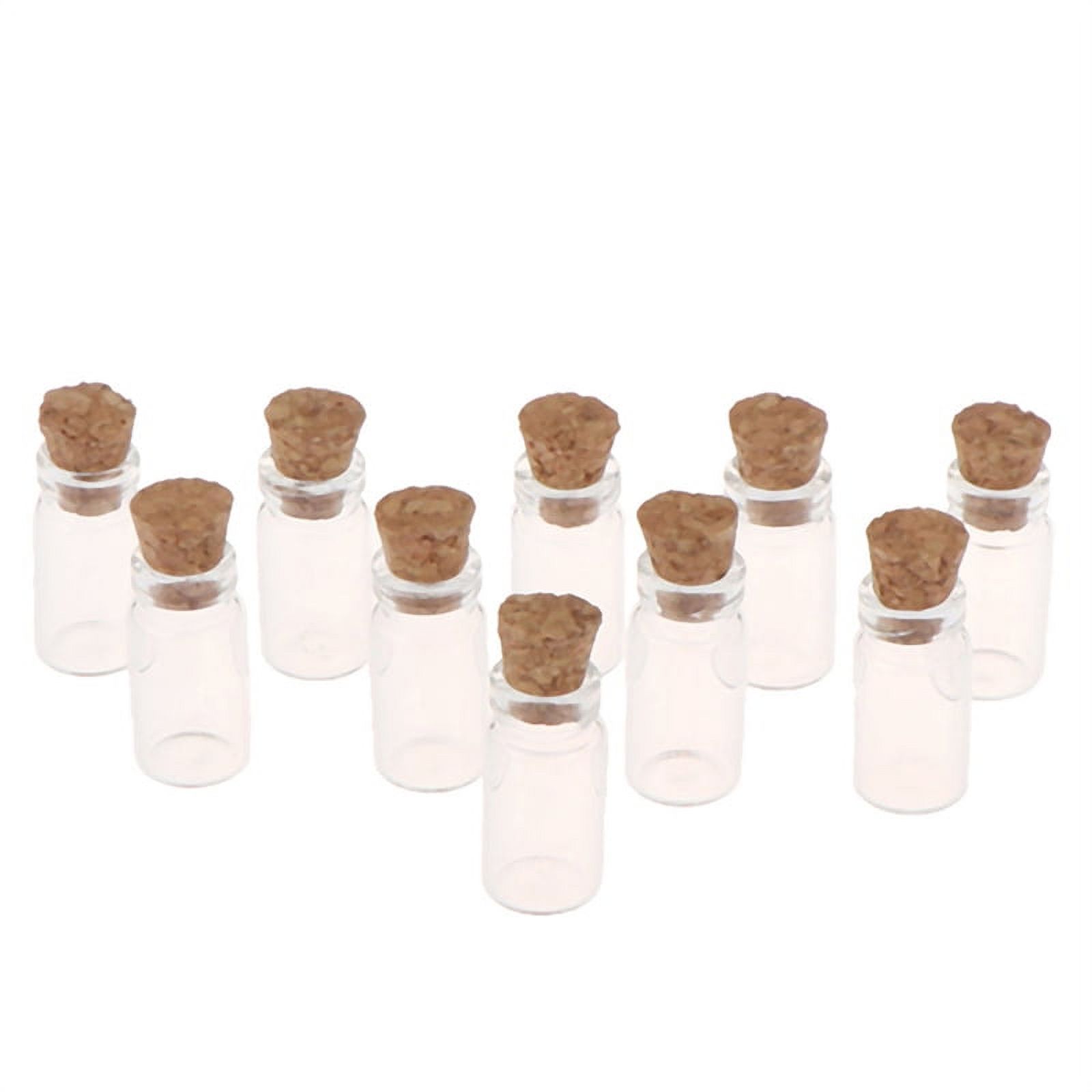 MageCrux 10PCS 1:12 Dollhouse Miniature Glass Bottle Jars Food Storage Kitchen Accessorie - image 3 of 6