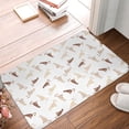 thumbnail image 4 of Rateoe Leopard Print Pattern Flannel Door Mat Indoor Outdoor Entrance, Waterproof All-Weather Doormat,Fade Resistant, Low Profile Entryway Mat 16x24in, 4 of 7
