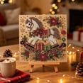 thumbnail image 4 of Holiday Saving! BUTASY Christmas Diamond Art Painting Kit, DIY Pearl Painting Art Kit Craft for Holiday Christmas Wall Decor Handmade Home Decoration Gift,7.8×7.8in, 4 of 6