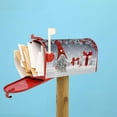 thumbnail image 5 of Christmas Goblin Berry Gift Mailbox Covers Magnetic Mailbox Wraps Post Letter Box Cover Standard Oversize 21"X18"/25.5" X 21" Mailwrap Garden Home Decor, 5 of 6