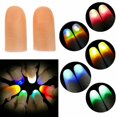 thumbnail image 4 of 1Pair LED Finger Thumb Light Magic Trick Party Bar Flashlight Bar Show Lamp, 4 of 5