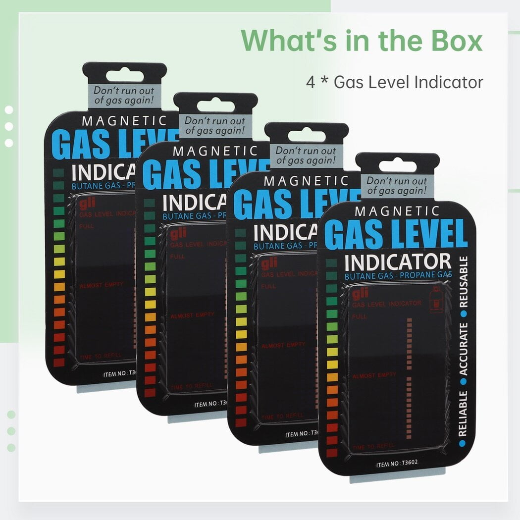 Magnetic Gas Level Indicator (4 pack)