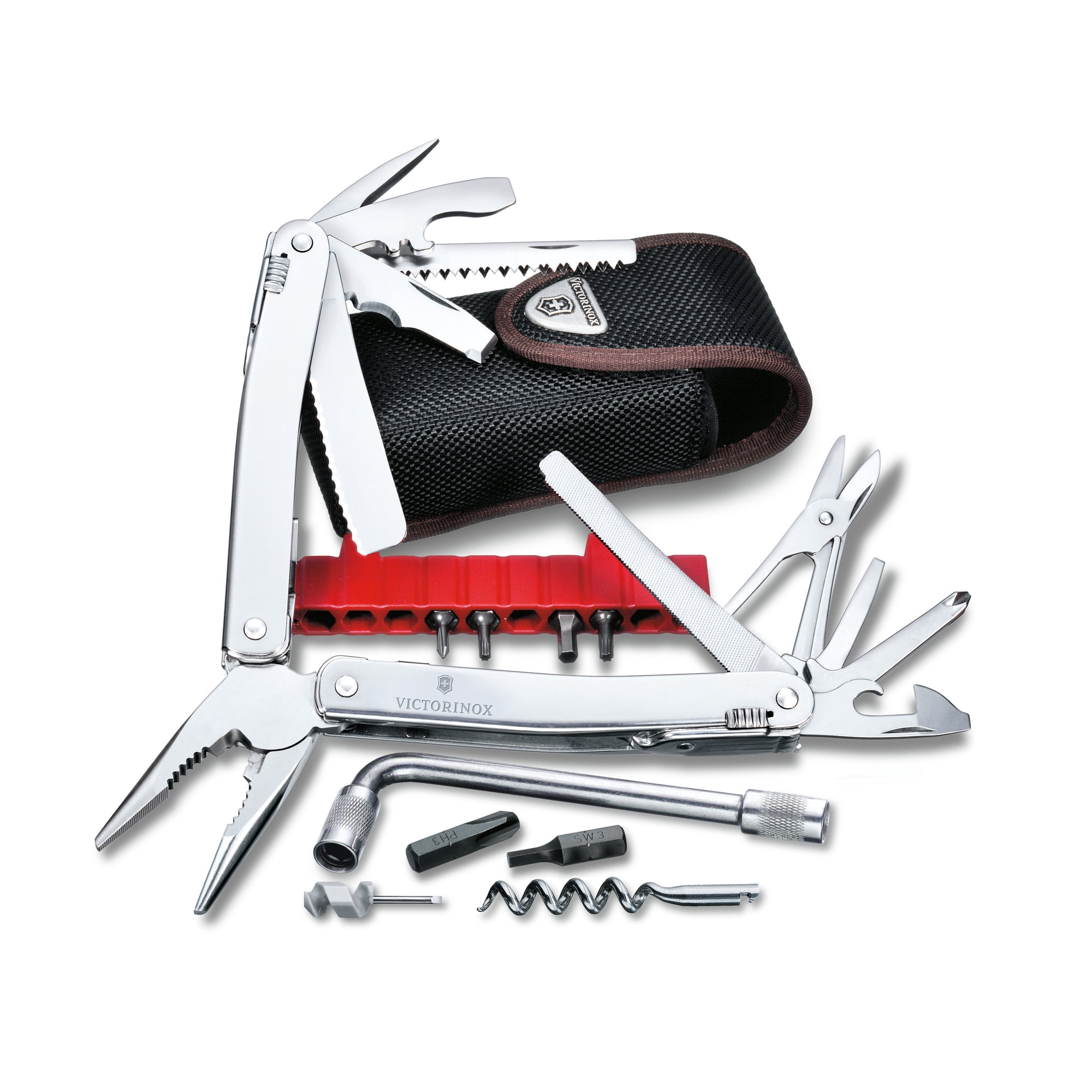 Victorino Swiss Army Swiss Tool Spirit X Plus 35 Function Multi-Tool with Nylon Belt Pouch