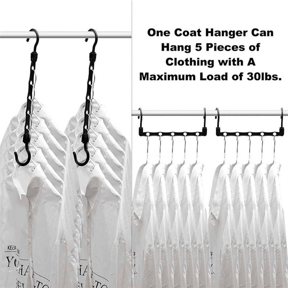 Trademark Commerce 82-5523-2 Set of 10 Magic Hangers - As Seen on T.V.