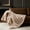 Solid - Beige, variant on Luxury Bubble Throw Blanket, Faux Fur Mink Plush Throw for Couch, Sofa and Bed, Soft Fluffy Fuzzy Furry Cozy Blanket, Thick and Warm, 60x80 inches, Beige Tan Taupe Camel, 950 GSM