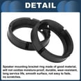 thumbnail image 4 of Anillo Espaciador de Altavoz Único Bargains Adaptador de Altavoz Tweeter para Volkswagen POLO 2 Pcs, 4 of 7