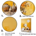 thumbnail image 3 of Designart "Simplistic Lemon Ivory Pottery I" Boho Pottery Picture Framed Canvas Art Print, 3 of 5