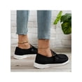 thumbnail image 3 of UKAP Mocasines de mujer Zapatos sin cordones Zapatos de lona con estampado de leopardo Zapatillas de deporte informales, 3 of 8