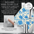 thumbnail image 7 of LOLA Swedish Dishcloths for Kitchen XL, 30 Sheet Roll w/ Hook, Blue Floral, 100% Biodegradable, Reusable Washable Paper Towel Cleaning Cloths, 11" x 10" Sheet, No Odor, Washing Dishes, Absorbent, 7 of 7