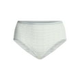thumbnail image 7 of Joyspun Women's Plus Cotton-Blend Brief Panties, 3-Pack, Sizes 1X-5X, 7 of 7