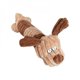 thumbnail image 2 of JANDEL - Juguete masticable suave para perros, para mascotas, perros y gatos, divertido juguete de peluche con sonido chirriante para cachorros, color blanco, 2 of 3