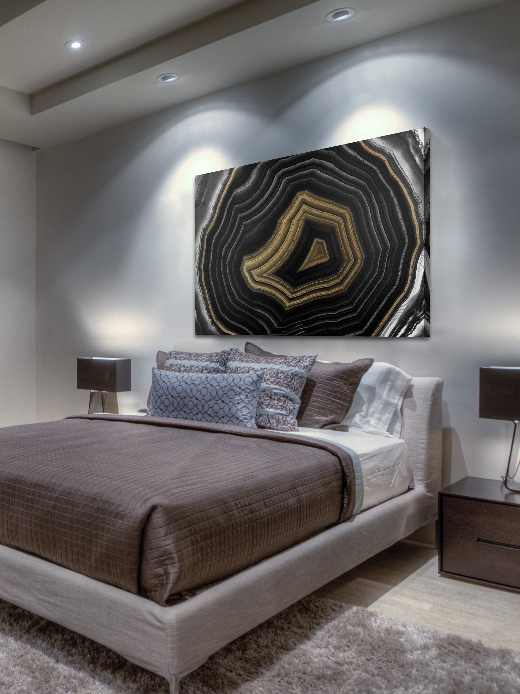 "Log Like" Painting Print on Wrapped Canvas