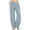 Light Blue, variant on ReTeiv Women's Pants Casual Straight Leg Pants Solid Color Casual Long Pants With Pockets