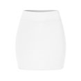 thumbnail image 6 of GZWYHT Skirts for Women,Mini Skirt Women Fashion Solid SKirt Elastic Waist Slim Short Skirt Pencil Skirt,Summer Skirts,White Dress,Short Skirts 4XL, 6 of 7