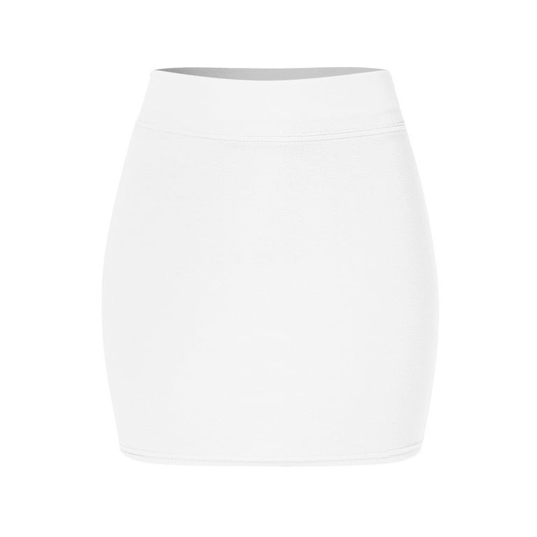 GZWYHT Skirts for Women,Mini Skirt Women Fashion Solid SKirt