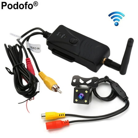 Podofo 2.4G Wifi Car Reverse Backup Camera Transmitter Video Transmission FPV Aerial Photography Vehicle Back up