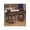 (V615-3038) Dark brown, variant on 2 Pack 25.6 Inch Counter Height Metal Bar Stools, Cushioned Segmented Seats with Footrest and Backrest, Modern Bar Chairs for Kitchen Island Counter, Dark Brown
