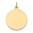 thumbnail image 4 of 14k Yellow Gold Solid Saint John Baptist Medal Charm Pendant, 4 of 7