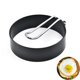 thumbnail image 4 of RV Herramienta para tortilla de acero inoxidable, molde para tortilla redondo de acero inoxidable grueso, para tortilla, negro, 4 of 5