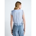 thumbnail image 3 of Scoop Women’s Day Lace Trim Top, Sizes XS-XXL, 3 of 5