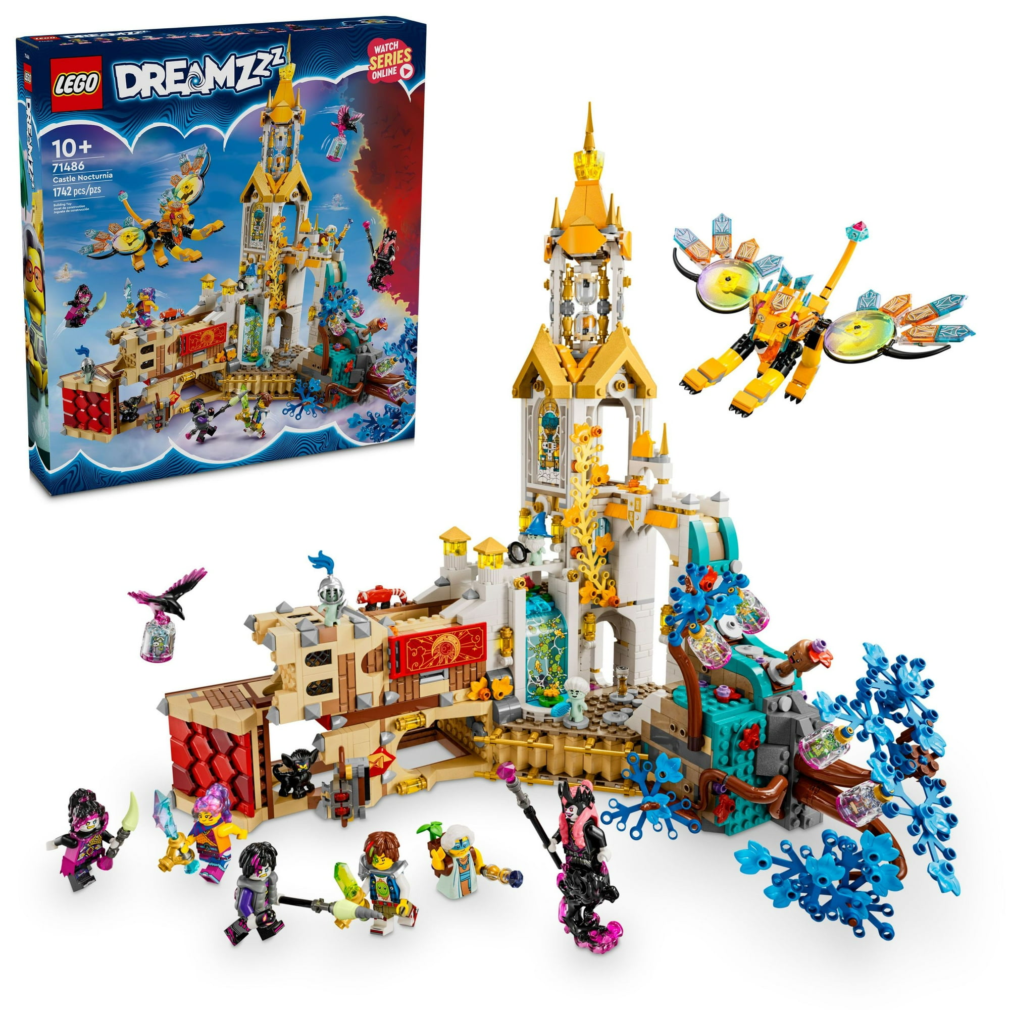 LEGO DREAMZzz Castle Nocturnia Building Toy - Pretend Play Set for