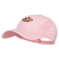 thumbnail image 2 of Clownfish Embroidered Washed Cotton Cap - Pink OSFM, 2 of 5