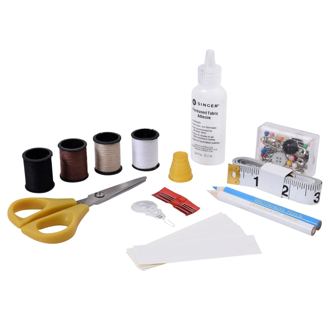 SINGER Survival Sew Kit with Storage Case, 64 pcs