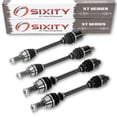 thumbnail image 2 of 4 pc Sixity XT Front Rear Left Right Axle compatible with Polaris Sportsman 550 2011 - A11ZN55AA AQ AZ 4X4, 2 of 3