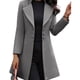 thumbnail image 1 of Qarigey Poliéster Manténgase A La Moda Adelante Con Elegante Abrigo De Manga Larga Para Mujer Otoño Invierno Abrigos De Mujer Abrigos y chamarras gris L, 1 of 5