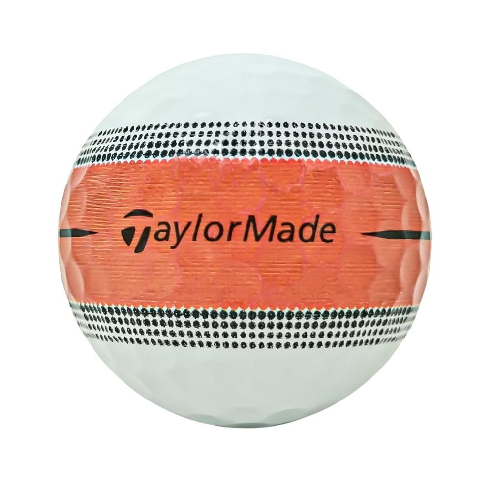 Mulligan - 60 Taylormade Tour Response Stripe 5A Mint Recycled Used Golf Balls, Orange