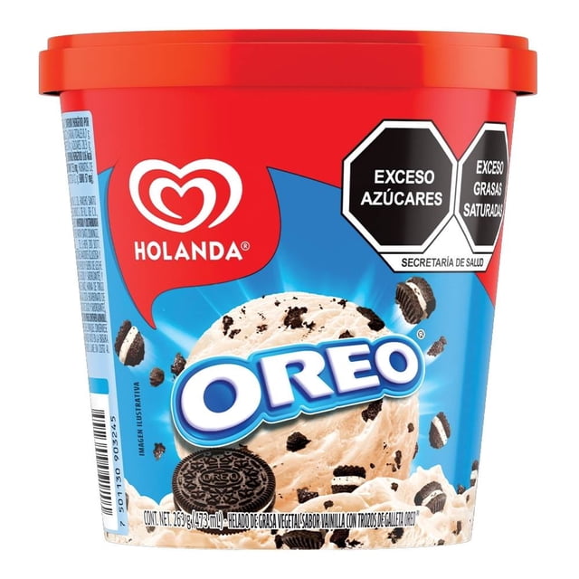 Helado Holanda Oreo 473 ml