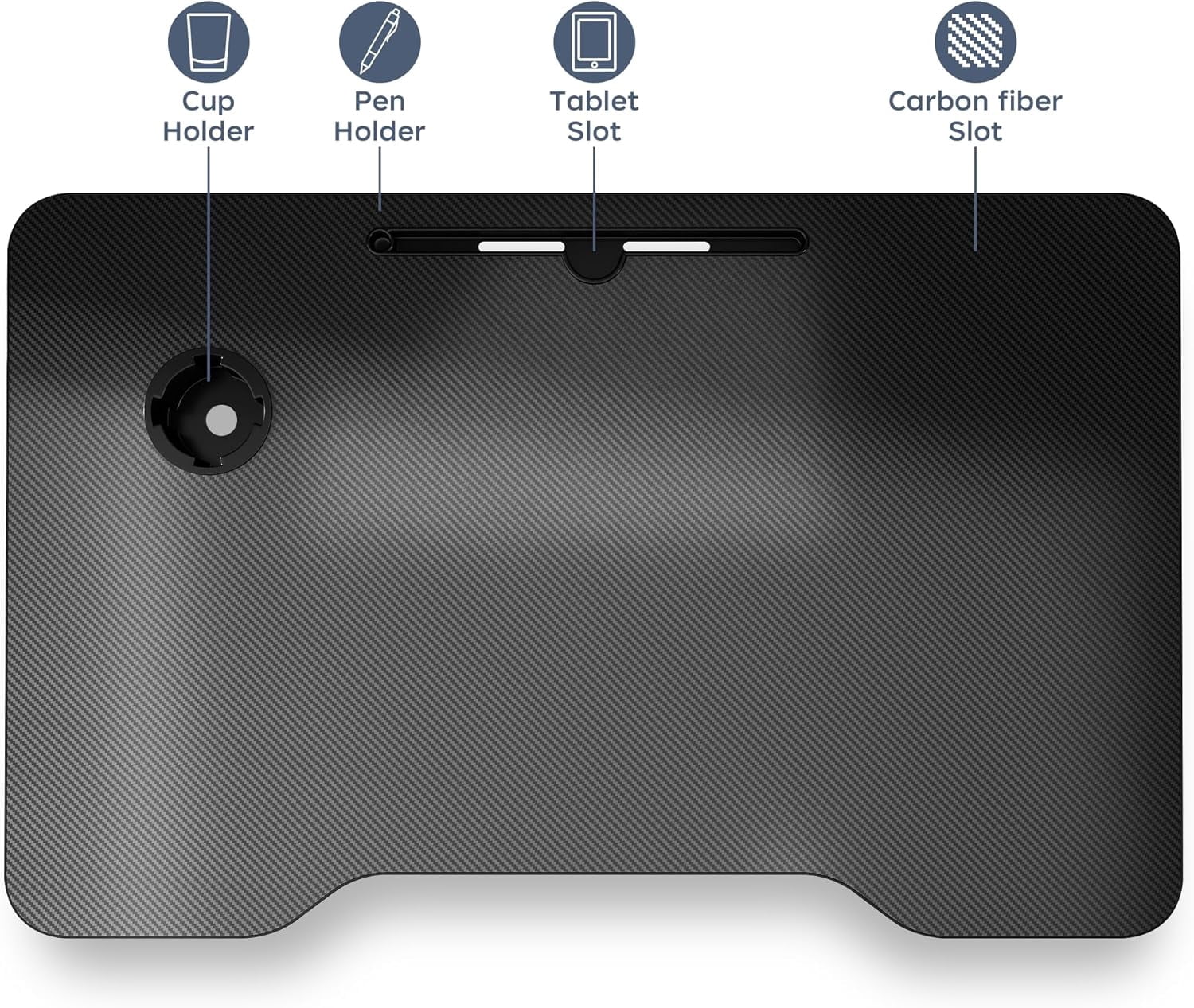 Lap Desk for Adults - Portable Foldable Bed Desk Tray Table Laptop Stand with Storage Drawer/Cup Holder,for Working Reading Writing Eating,Watching Movies for Bed Sofa Couch Floor