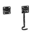 thumbnail image 3 of Yescom 2 Pcs 4 1/2" Sliding Barn Door Lock Latch Hook & Eye Cast Copper Hardware for Wood Doors Window Gate Cabinet Yescom Modern, 3 of 6