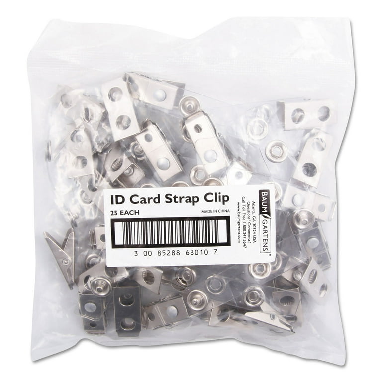 SICURIX ID Strap Clips, 0.38 SICURIX ID Strap Clips, 0.38