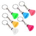 thumbnail image 3 of 6 Pcs Mini Simulation Badminton Porte-Clés Pendentif Mode Décoration Suspendue, 3 of 8