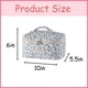 thumbnail image 2 of Bolsa de maquillaje uekeboag grande de viaje acolchada con estampado floral de algodón, 2 of 6