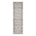 thumbnail image 3 of Unique Loom Aarhus Collection Area Rug - Floral (2' 7" x 10' Runner Ivory/Black), 3 of 7