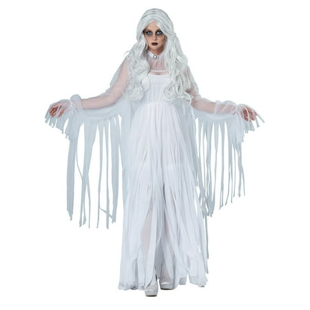 Womens Ghostly Spirit Halloween Costume