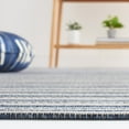 thumbnail image 4 of SAFAVIEH Martha Stewart Cotton Striped Area Rug, Navy/Light Grey, 5' x 7', 4 of 8